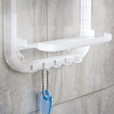 3-Tier Bathroom storage Shelf, White